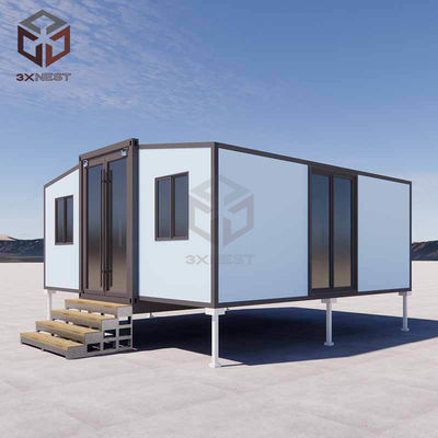 Casa de contêineres de 20 pés com 2 quartos