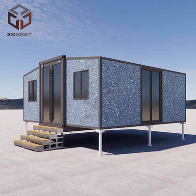 20ft Container Prefabricado Casa dobrável Resistência ao vento Personalizado