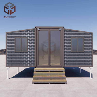 EPS/PU/Rock Wool Sandwich Panel 20FT Casas pré-fabricadas para habitação temporária ou permanente