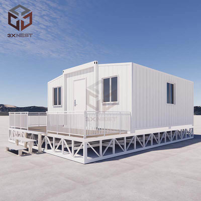 Casa de contêineres dobrável desmontada Casas dobráveis Materiais recicláveis