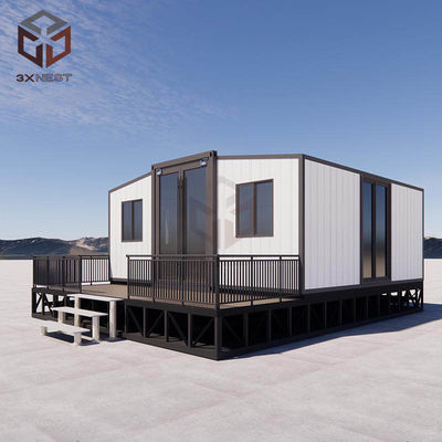 Casas pré-fabricadas de contêineres de 20 pés dobráveis ajustáveis personalizadas