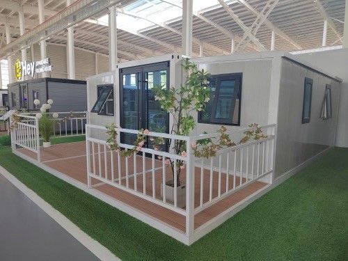 Container dobrável de 20 pés Ideal para projetos temporários de pop-up EPS/PU/Rock Wool Sandwich Panel Vida útil Mais de 20 anos