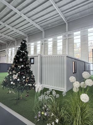 Aço Galvanizado 40ft Container Expandivel Casa Dois Quartos Sala Principal Com Janela Deslizante de Aço Plástico 920 * 920mm E Tamanho Dobrado