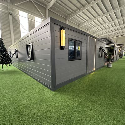 12kw Consumo de energia 40ft Container expansível Casa para 3-6 pessoas com sistema elétrico e sistema de interruptor de circuito