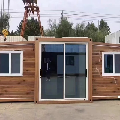 Casas pré-fabricadas expansíveis personalizáveis com design dobrável transportável