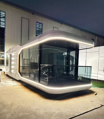 Casa Cápsula Espacial Portátil 3460mm Design Dobrável Ecológico