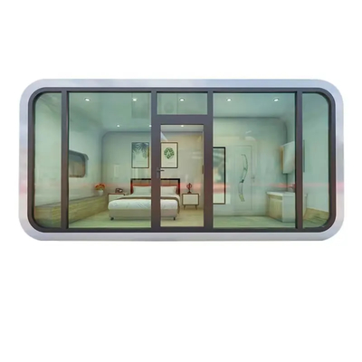 Casa Cápsula Apple em Liga de Alumínio de 6m x 3,3m com Energia Solar