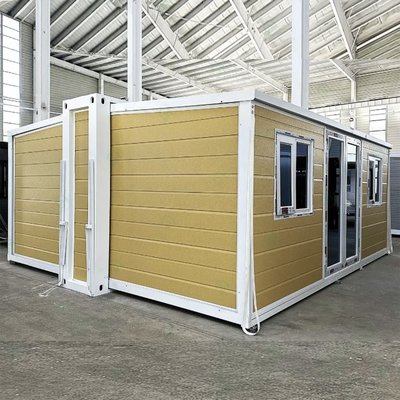 Casa dobrável pré-fabricada personalizável 700mm Design modular à prova de fogo