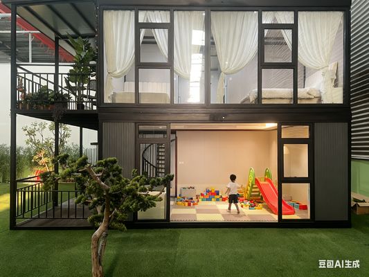 2 KN/m2 Carga permitida do piso Casas pré-fabricadas expansíveis com durabilidade forte e duradoura e design resistente a intempéries