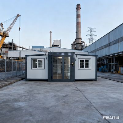 Container dobrável de 20 pés com painel de sanduíche EPS de 50-75 mm 37 metros quadrados de área do chão e fácil instalação rápida