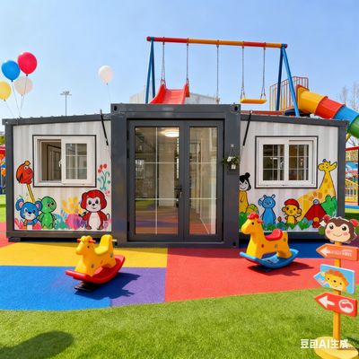 Nível 8 de desempenho sísmico Container dobrável de 20 pés com painel de sanduíche EPS de 50-75 mm e capacidade de 1.172 pés cúbicos