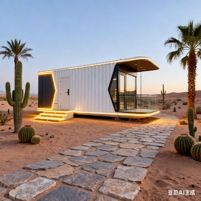 Casa Cápsula Espacial-29 com Decoração Interior Personalizada e L8560 * W3460 * H3400