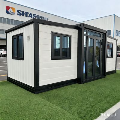 Casa modular dobrável resistente e durável com garantia de 1 ano e vida útil de mais de 30 anos em tamanho L2950*W6300*H2480
