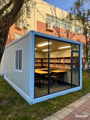 Casa pré-fabricada expansível com dimensões internas 5630*2230*2515mm, isolamento térmico 0,043W/m.K e carga viva no telhado 0,5KN/㎡