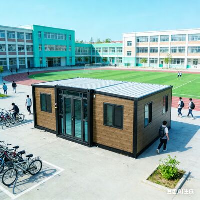 Contentor dobrável de 20 pés totalmente galvanizado e resistente ao fogo, com vida útil superior a 20 anos para armazenamento durável