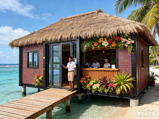 Container dobrável de 20 pés com desempenho sísmico Nível 8 Empilhável quando dobrado e desdobrado para pequenas casas pré-fabricadas