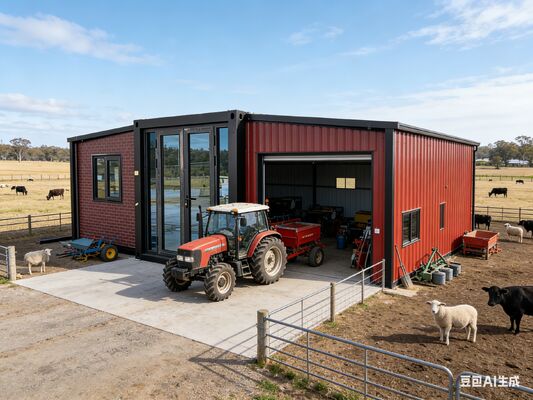 Container dobrável de 20 pés com componentes pré-montados Isolamento térmico e isolamento acústico Materiais resistentes ao fogo para habitação portátil