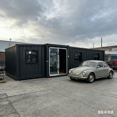 Contentor dobrável de 20 pés com isolamento térmico e acústico, layout personalizável para apartamento, hotel, escritório em casa