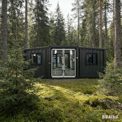 Contentor dobrável para terraço personalizável de 20 pés com estrutura totalmente galvanizada e telhado de painel sanduíche EPS/PU/Lã de rocha