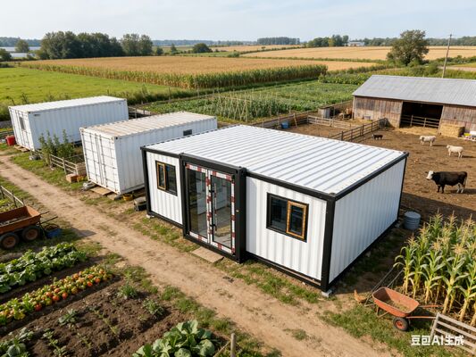 Contentor dobrável de 20 pés com peso líquido de 2,8 toneladas, painéis sanduíche EPS de 75 mm e design personalizável