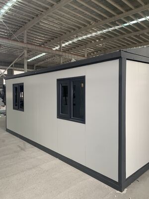 Container dobrável de 20 pés com desempenho sísmico de nível 8 Quadro lateral totalmente galvanizado e sistema elétrico personalizável
